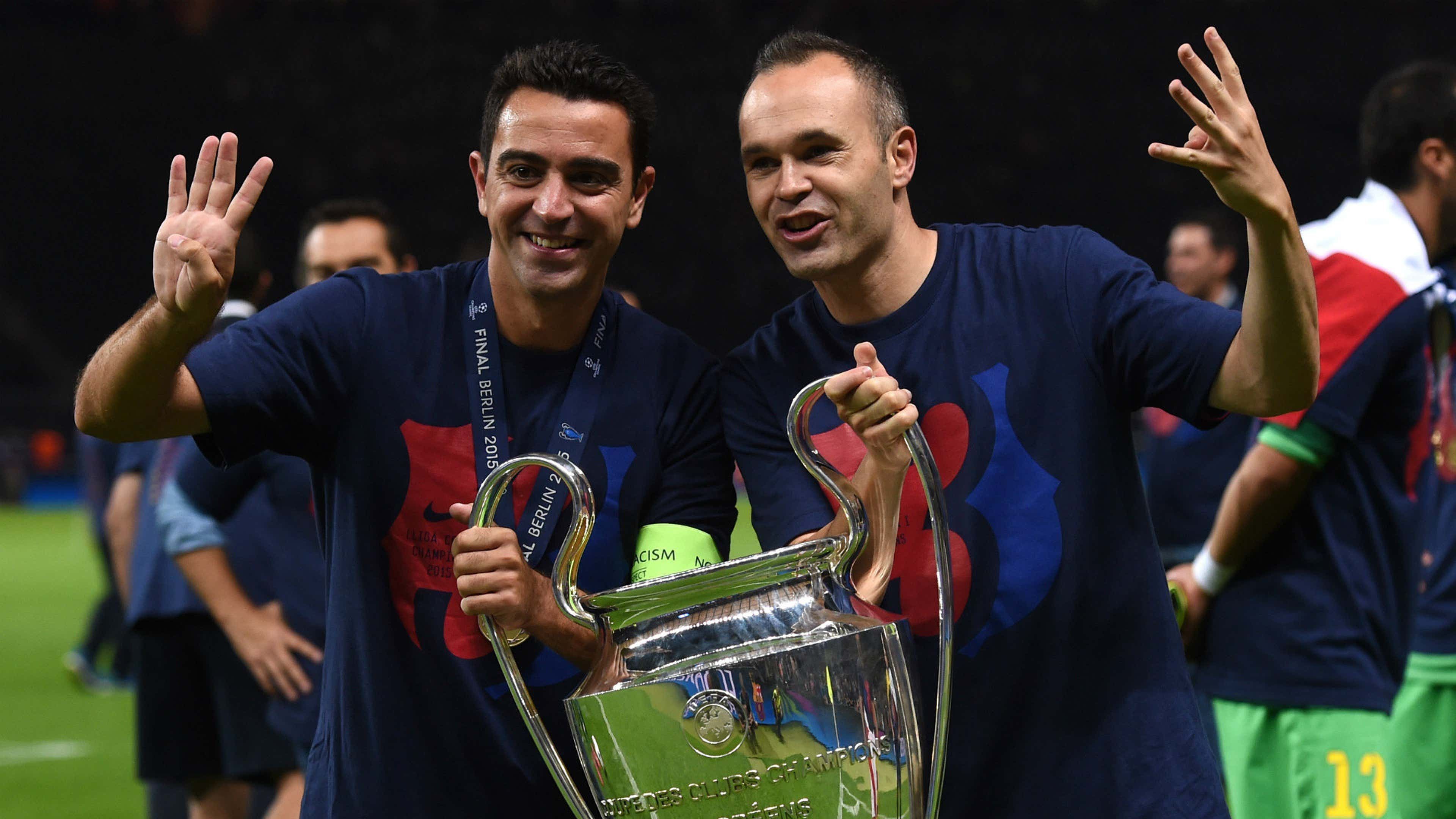 Bộ ba tiền vệ Barcelona: Xavi, Iniesta, Busquets