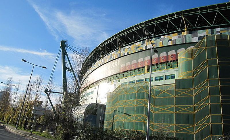 Mặt ngoài của Estádio de Alvalade