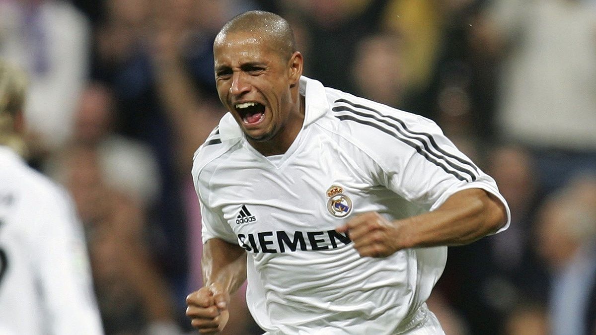 Roberto Carlos thi đấu ấn tượng trong màu áo Real